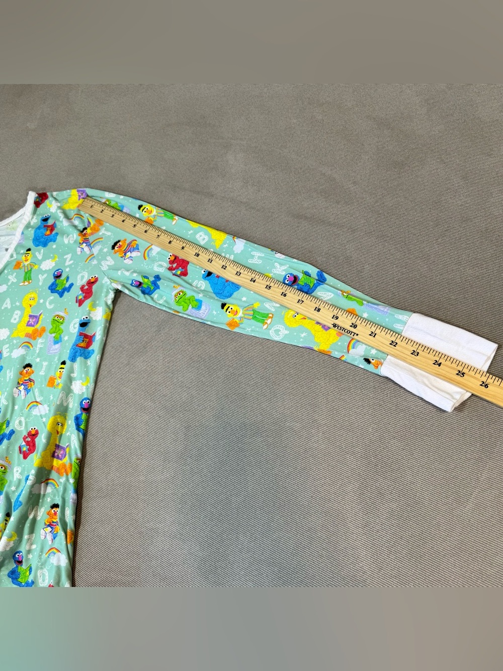 Little Sleepies Womens Spelling With Sesame Street Pajama Set Size Medium - Picture 14 of 16